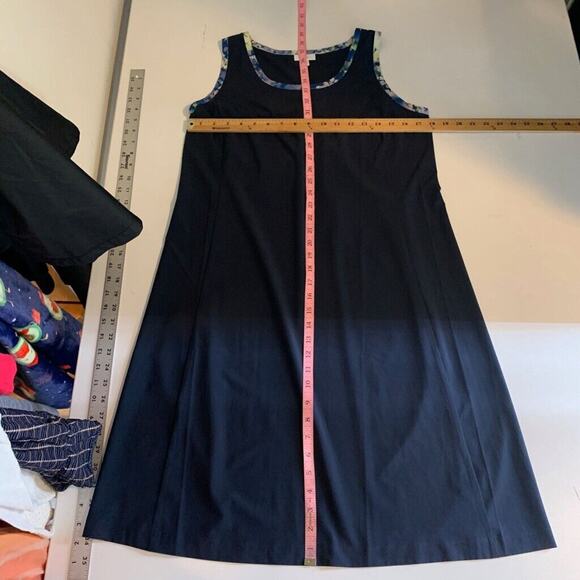 J Jill Tank Dress Womens ST Small Tall Navy Fit On The Go Racerback Sleeveless - Picture 7 of 12
